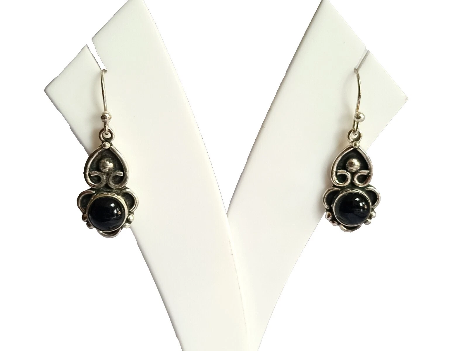 Pendientes de Moda Negro de la chaqueta