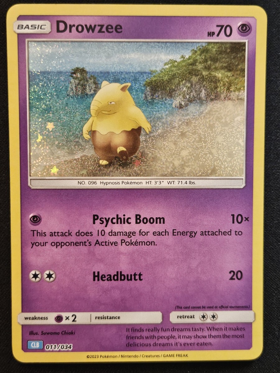 Drowzee 011/034 CLB Classic Box Blastoise Deck Holo Rare Pokémon