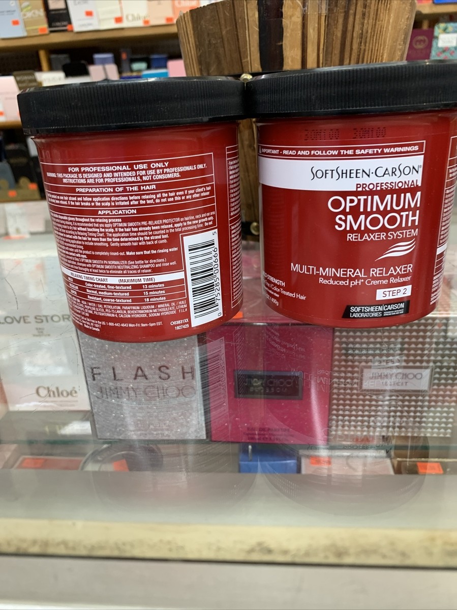 Two SoftSheen Carson OPTIMUM SMOOTH Multi Mineral Relaxer MILD