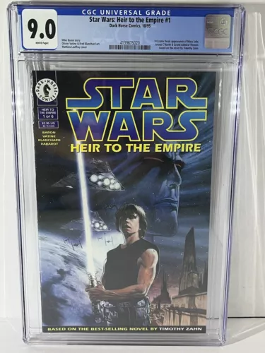 Star Wars Heir To The Empire #1 1st App Of Thrawn (Dark Horse 1995) CGC 9.0