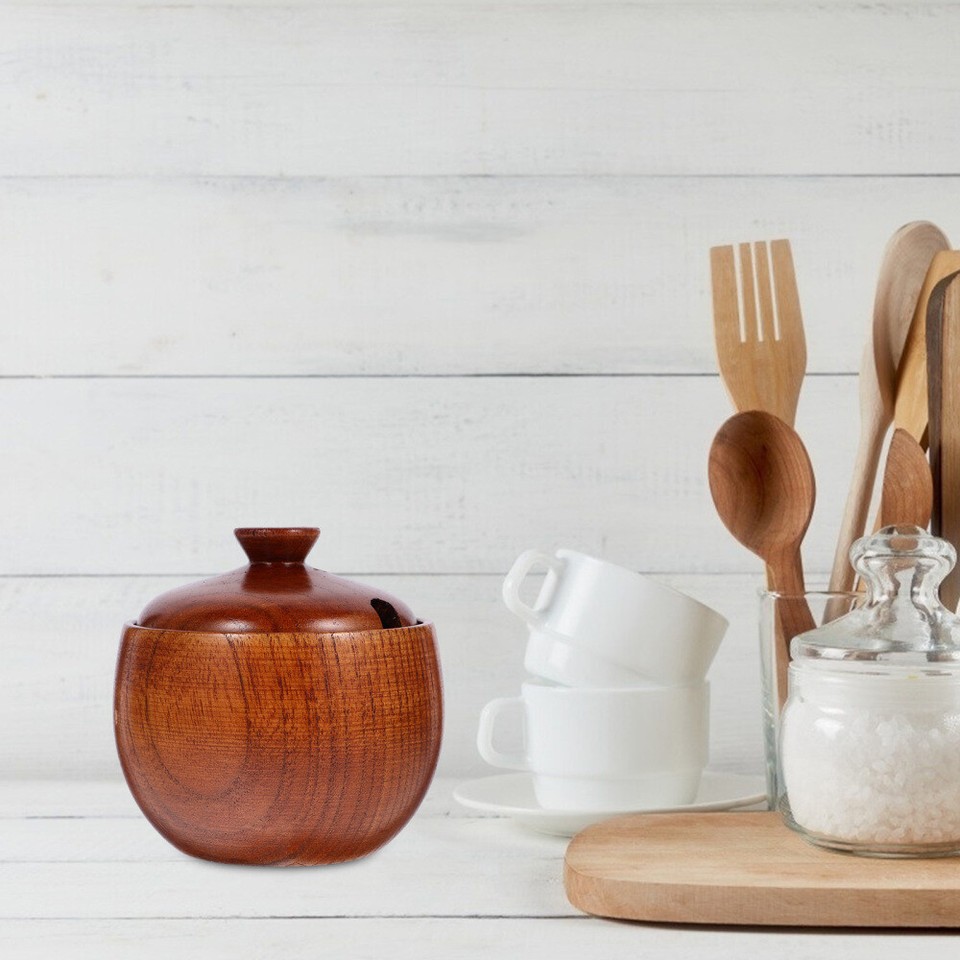 Wooden Bowl for Kids Rice Terrarium Dish Food Containers with Lids eBay