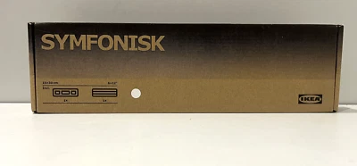 Support mural pour haut-parleur d'étagère IKEA SYMFONISK, blanc, 12", 30 cm -...