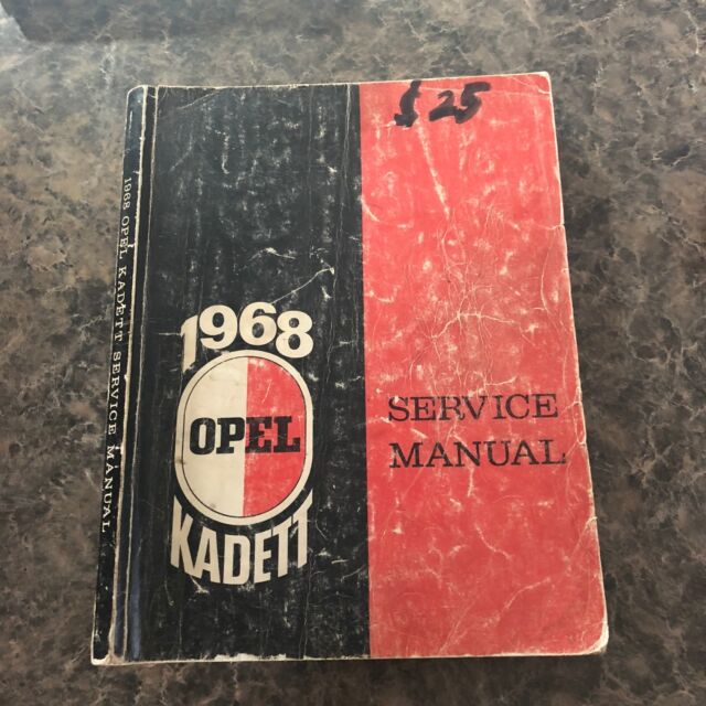 1968 Opel Kadett Service Shop Manual Dealership Repair Book | eBay