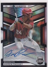 2023 Panini Elite Extra Edition Prime Numbers A Auto #97 Andrew Pinckney /200