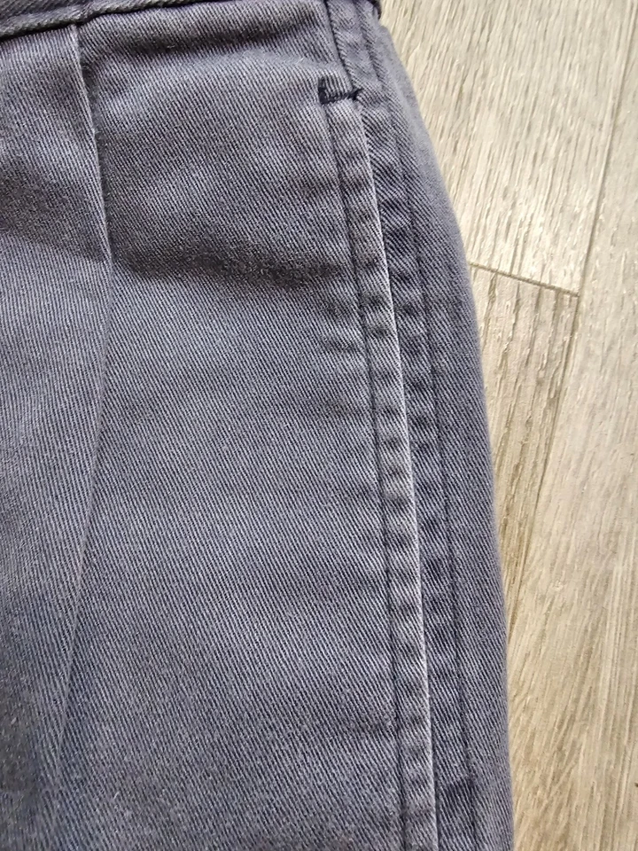 Pantalones Cortos Informales Lands End Para Hombres Medianos Azul Plisado Chino Bolsillos 36 Foto 4 de 4