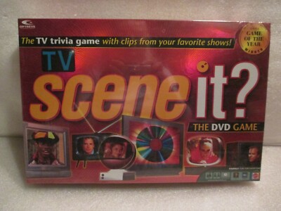 NEW Mattel 2005 TV Scene It Family DVD Trivia Board Game Sealed