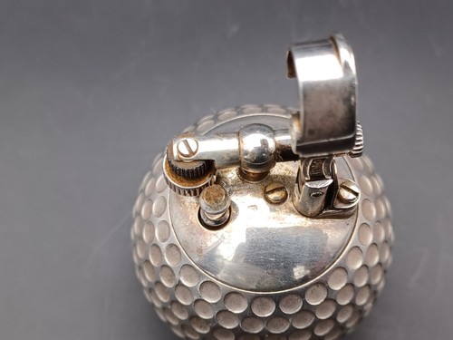 Seltener antiker Dunhill Golfball Benzinfeuerzeug - Sterlingsilber 925 - BA08-1495 - Bild 16 von 21