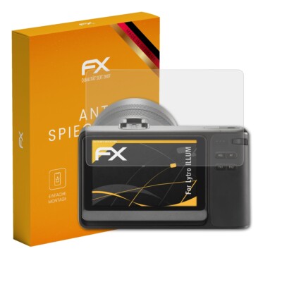 atFoliX 3x Displayfolie für Lytro ILLUM Schutzfolie matt&stoßfest Folie