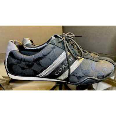 COACH Jayme Signature Sneakers, tennis shoes, women's size Black