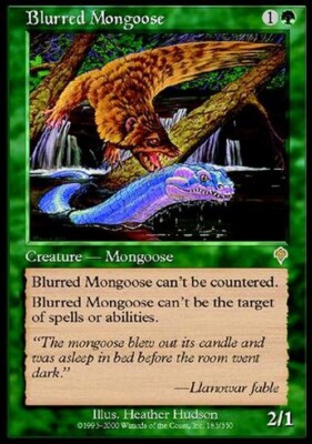 Blurred Mongoose ~ Invasion [ PLAYED ] [ Magic MTG ]