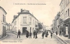 Old postcard 44 Blain / Rue Mercoeur and Rue de Nantes