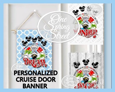 Disney Cruise Door Decorations Cabin Sign Fish Extender Any Ship