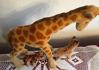 Steiff ??  Giraffe, Reh, Leopard Sammlung Sehr Alt