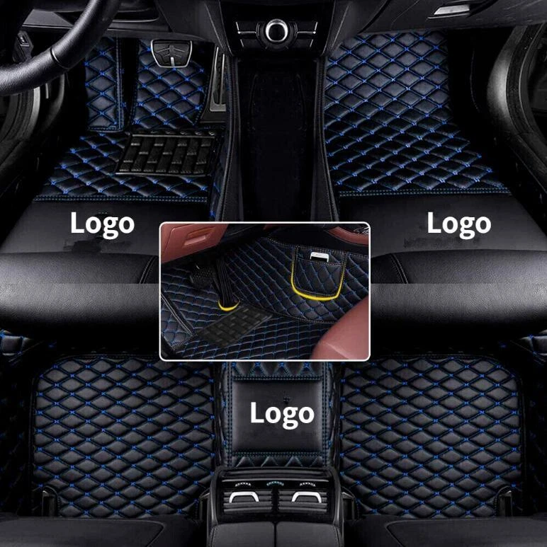 Fit For BMW X3 Car Floor Mats Leather SUV Carpets Cargo Rugs Auto Liners Luxury Foto 4 de 4