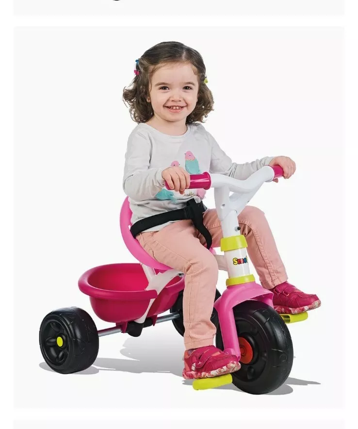 Smoby Be Fun Pink Metal Tricycle From 15 Months USED
