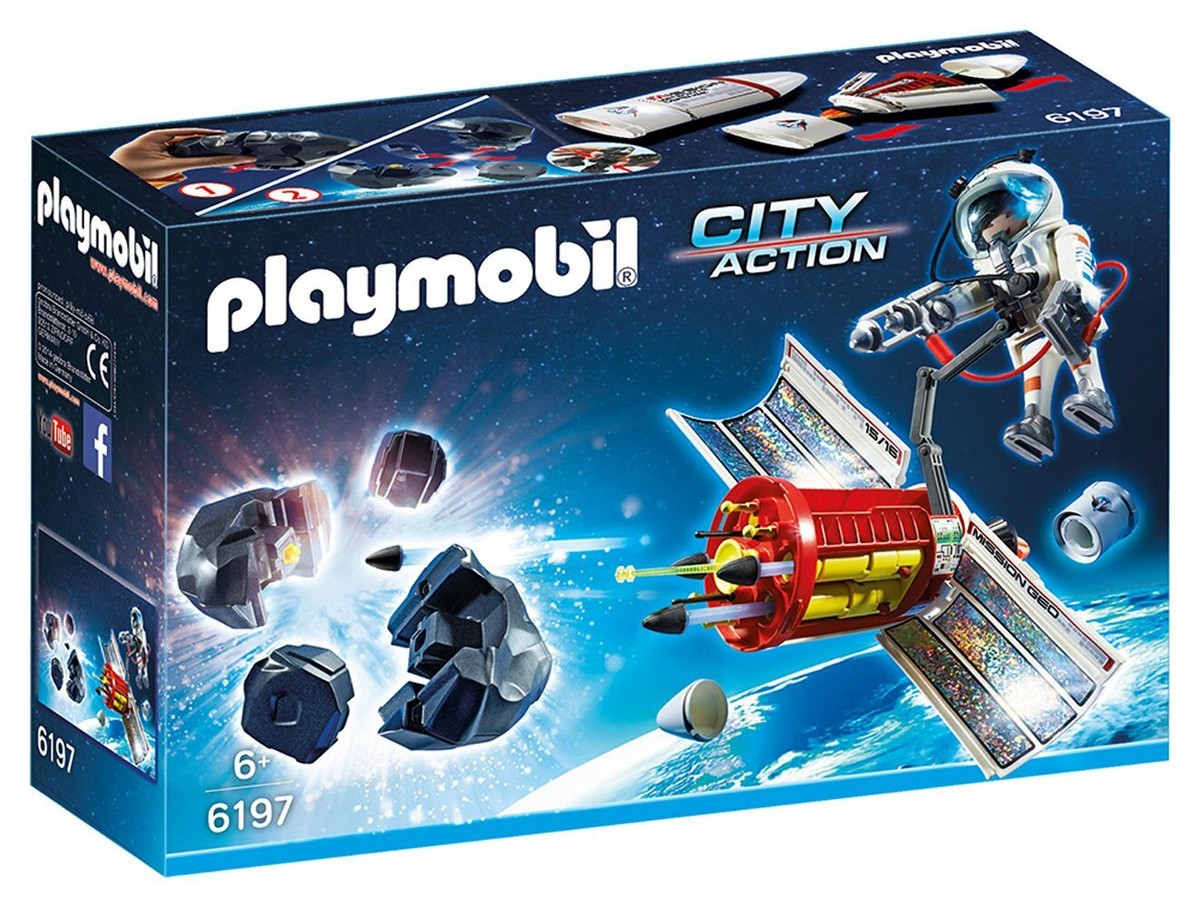 Playmobil City Action 6197 SATELLITE METEOROID LASER New