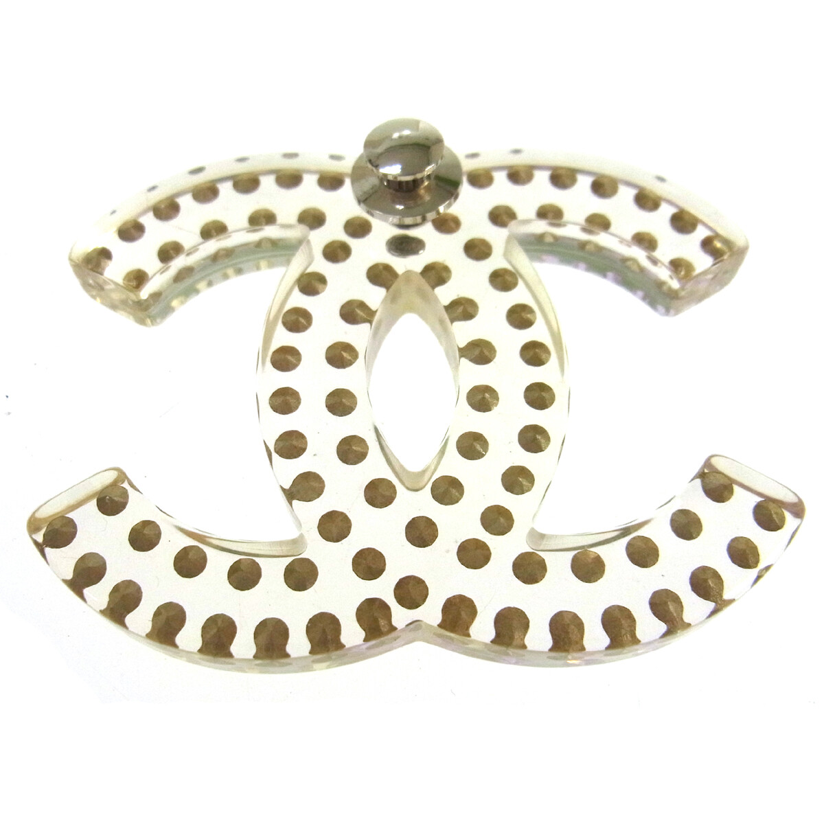 アクセサリー [_kitty_] Chanel Brooch Chanel A20 Metal Rhinestone Imitation Pearl Cat Brooch