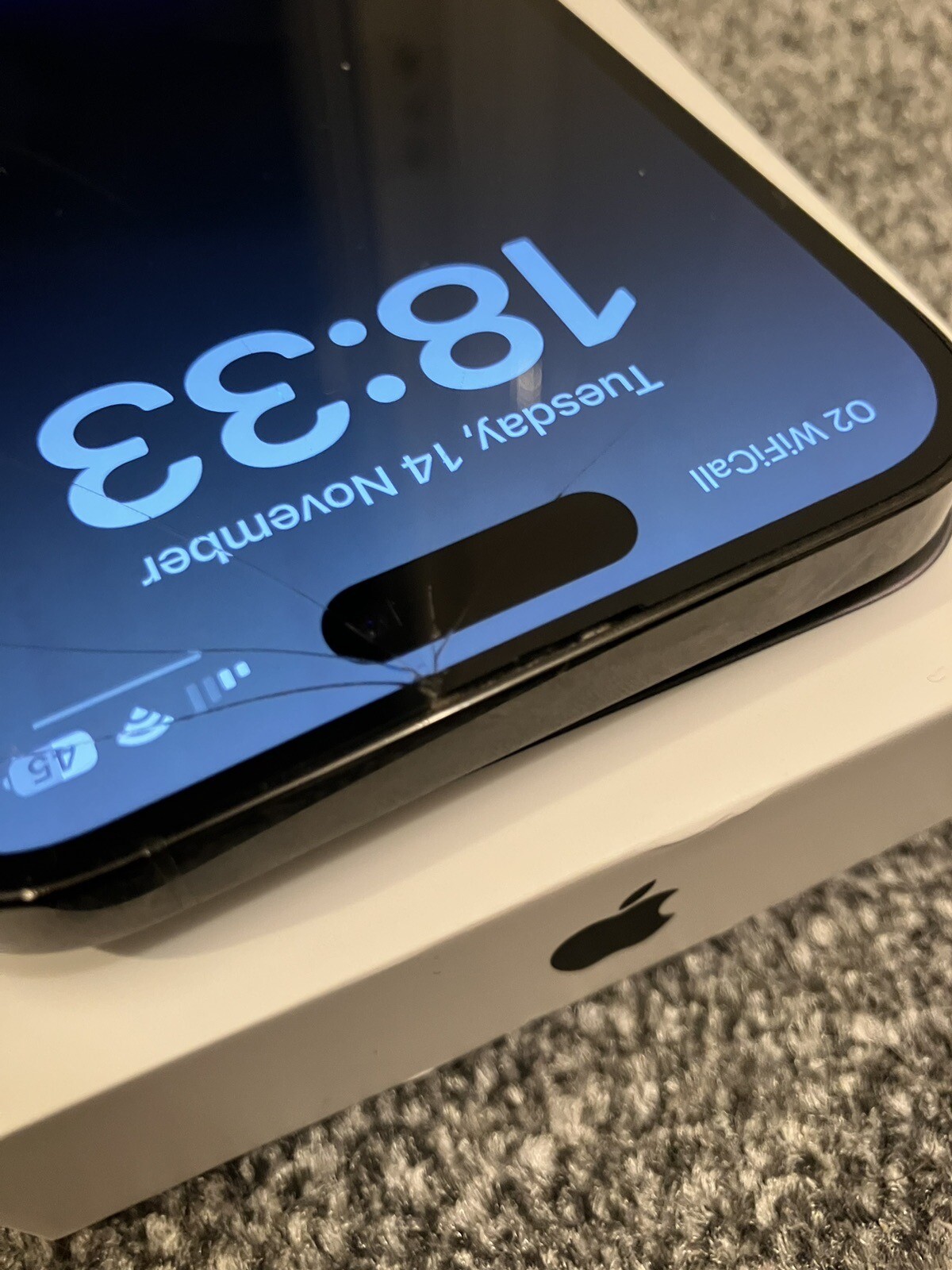 Cosmetic Damage* iPhone 14 Pro Max Space Black 128GB Works Like