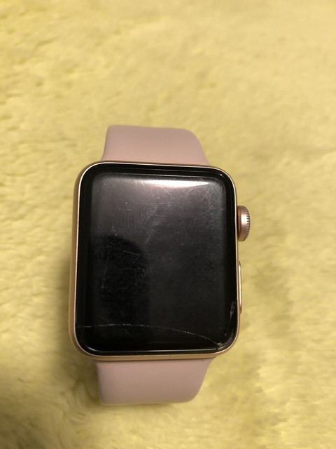 Apple Watch Series 3 - Rose Gold with Pink Sand Sport Band (GPS + Cellular) - (MQJQ2LL/A) for