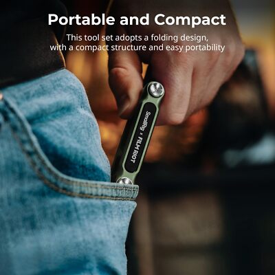 x FILM RIOT 7-in-1 Folding Tool Set with Screwdrivers and Hex Key