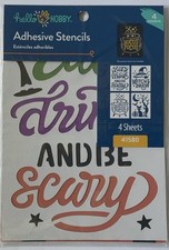 Adhesive Stencils Halloween
