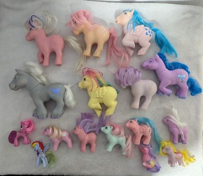 My Little Pony Mixed Toy Lot Of 16 - Some Gen 1 Other Off Brand Figures
