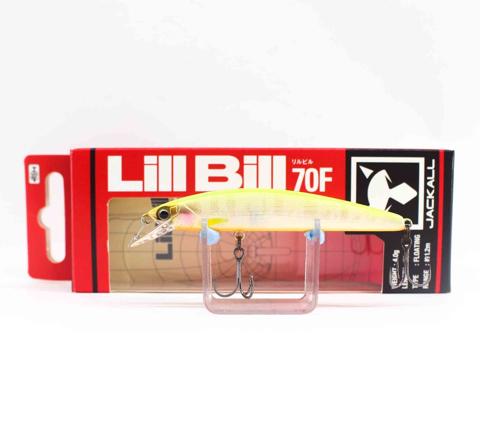Jackall Lill Bill 70F Floating Lure Chart Back Pearl (1528)