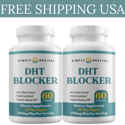 #ad #ad 2 Pack Simply Revival DHT Blocker Promote Healthy Hair Growth 120 Capsules $27.90