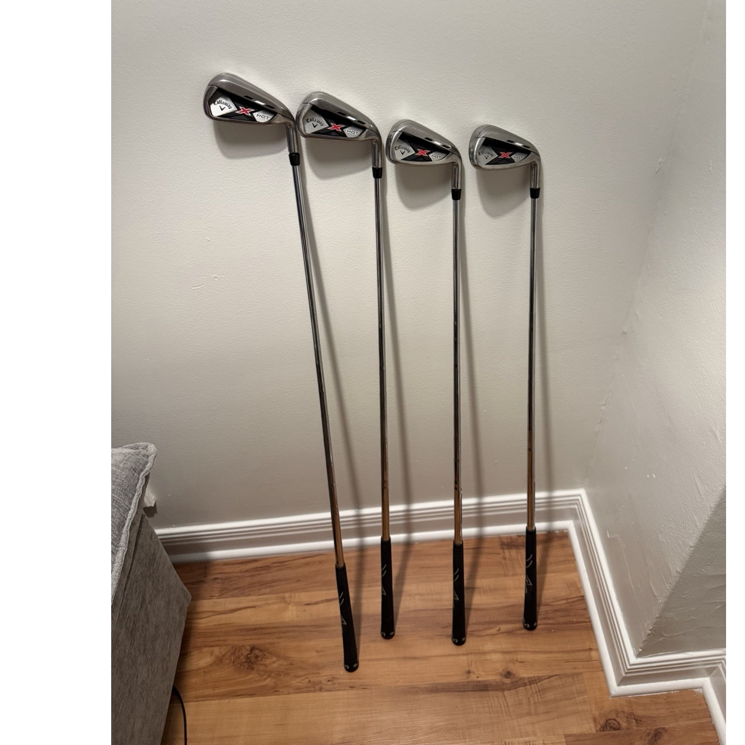 Callaway X Hot 4, 6, 8, 9 Irons Steel Shaft Right-Handed Men