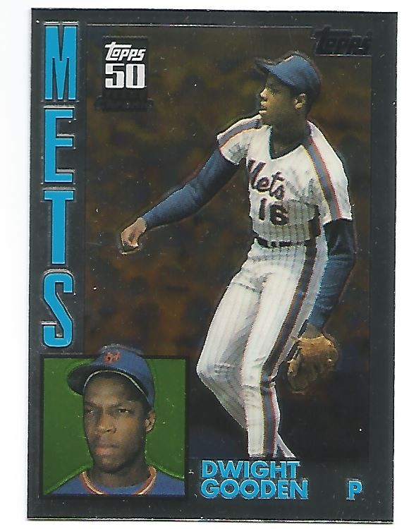 2001 Topps Chrome Traded 1984 New York Mets Rookie Reprint #T109 Dwight Gooden