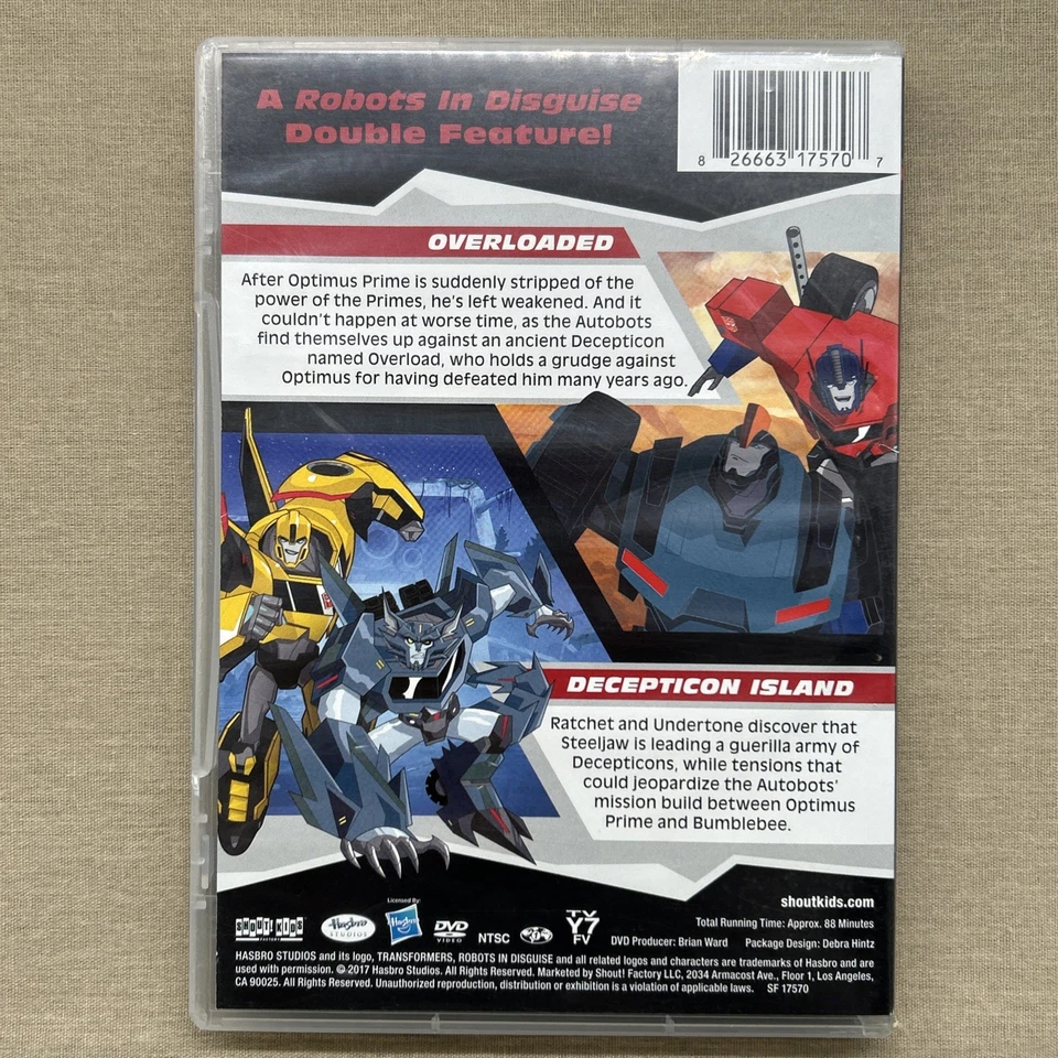 Transformers Robots In Disguise: Overloaded & Deception Island (DVD 2007) 2-Eps - Image 3 of 4