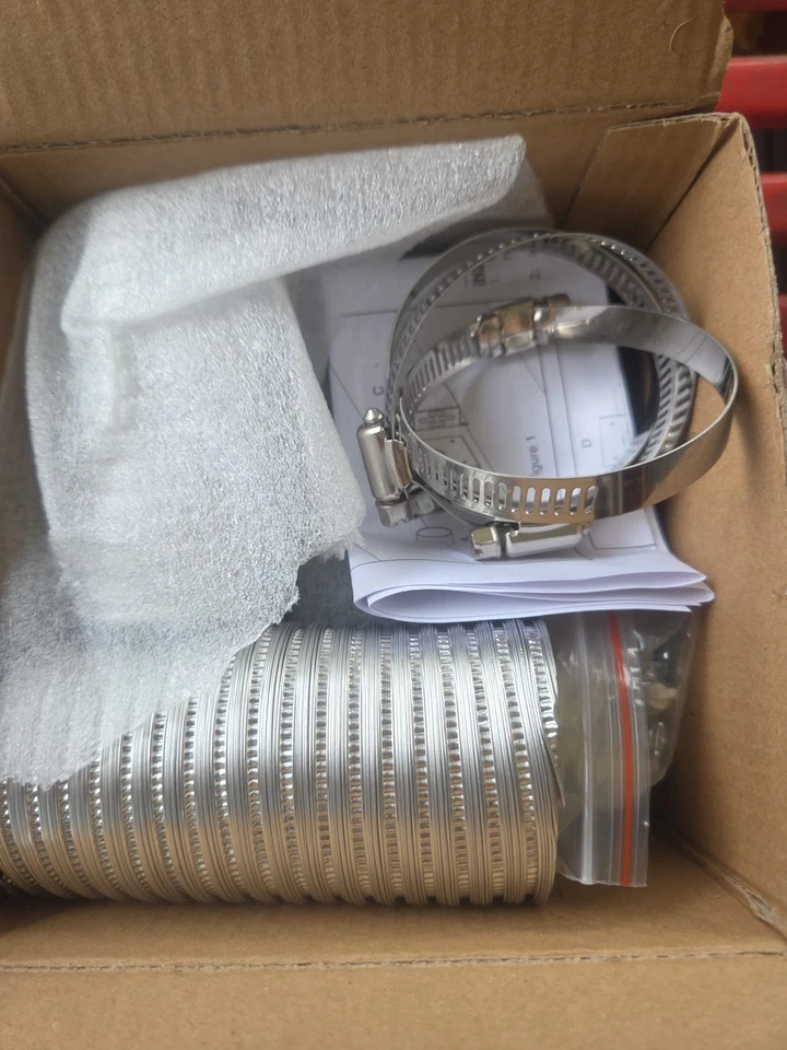 Kit de admisión de aire fresco estufa de pellets/multicombustible compatible FAK55- reemplaza 50FAK Foto 3 de 4