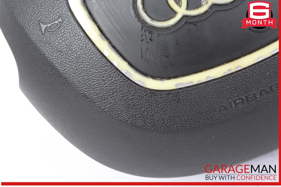 Bolsa de aire airbag para volante Audi A4 negra OEM Foto 4 de 4