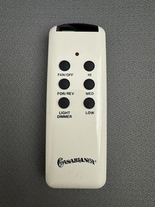 Casablanca Ceiling Fan Remote Control 4 DIP SWITCH OEM CHQ8BT7053T  (READ)