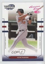 2004 Donruss World Series Purple Holofoil 100 93/100 Luis Matos #WS-20 1c1