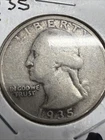 1935-S VG Washington Quarter Actual Coin Great Addition To Your Collection