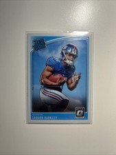 2018 Saquon Barkley Donruss Optic #156 Rated Rookie Card RC . rookie card picture