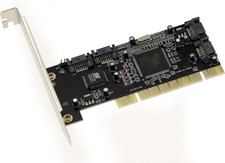 Scheda Controller PCI 4 SATA INDIPENDENTI O Raid 0 1 0+1 Con Chipset Silicon Ima