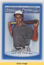 2019 Upper Deck Goodwin Champions Royal Blue Victor Robles #49 READ y0i
