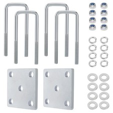 U Bolt Kit for Boat Trailer Axle Leaf Springs Leaf Spring U Bolts for 2x3 axl