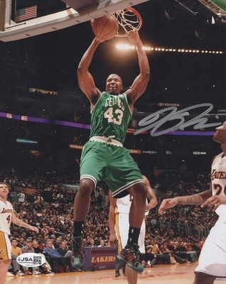 Kendrick Perkins autographed signed 8x10 photo NBA Boston Celtics JSA COA