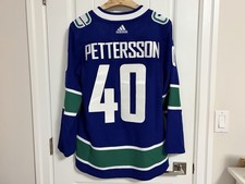 Authentic Adidas Vancouver Canucks Elias Pettersson Orca Jersey Size 46 Small