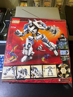 LEGO NINJAGO Legacy Zane's Titan Mech Battle 71738 NEW SEALED Retired 840pc