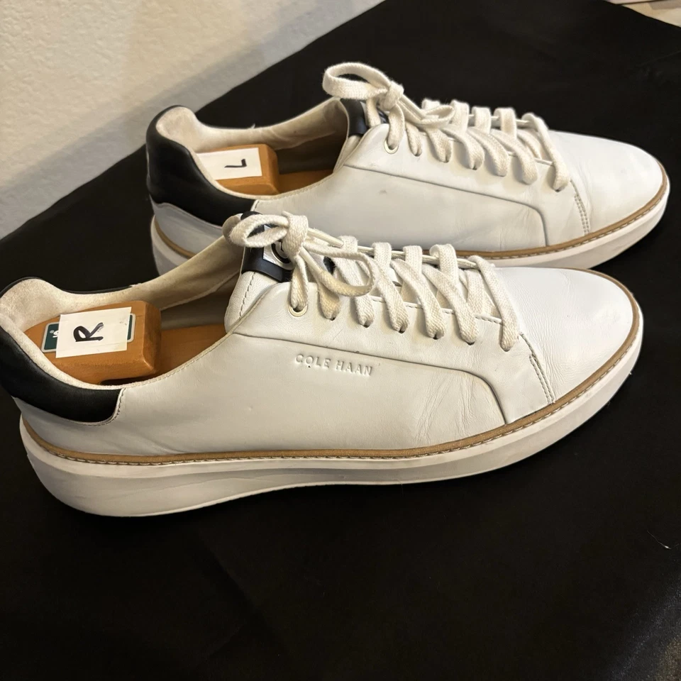 Zapatillas blancas Cole Haan para hombre TALLA 12 M GrandPro Topspin Foto 2 de 4