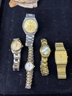 Vintage Citizen Bulova Seiko Watch Lot As Is For Parts NICE WATCHES