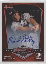 2015 Bowman AFLAC/Under Armour All-American Game /200 Michael Gettys #5 Auto ic3