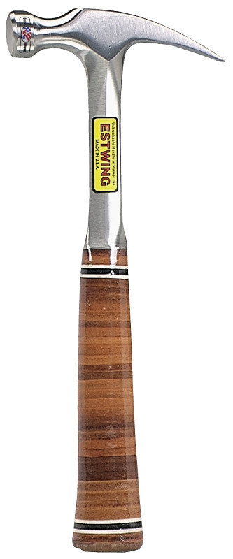 Estwing Hammer - 20 oz Straight Rip Claw with Smooth Face & Genuine Leather