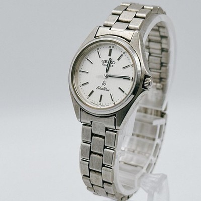 SEIKO Ladies Watch SilverWave Luminous Quartz 3421 0030 Authentic From Japan