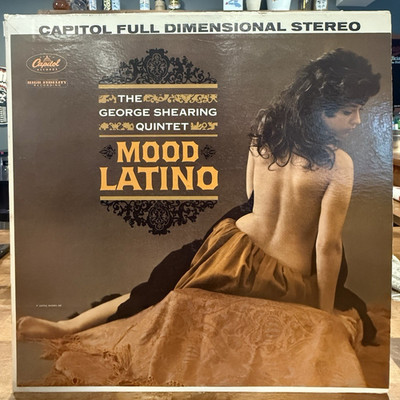 George Shearing Quintet Mood Latino 1961 Latin Jazz Stereo LP ST-1567 VG+