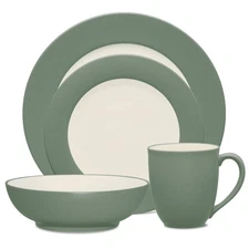 Colorwave Green 4-Piece Rim Place Setting, Service for 1